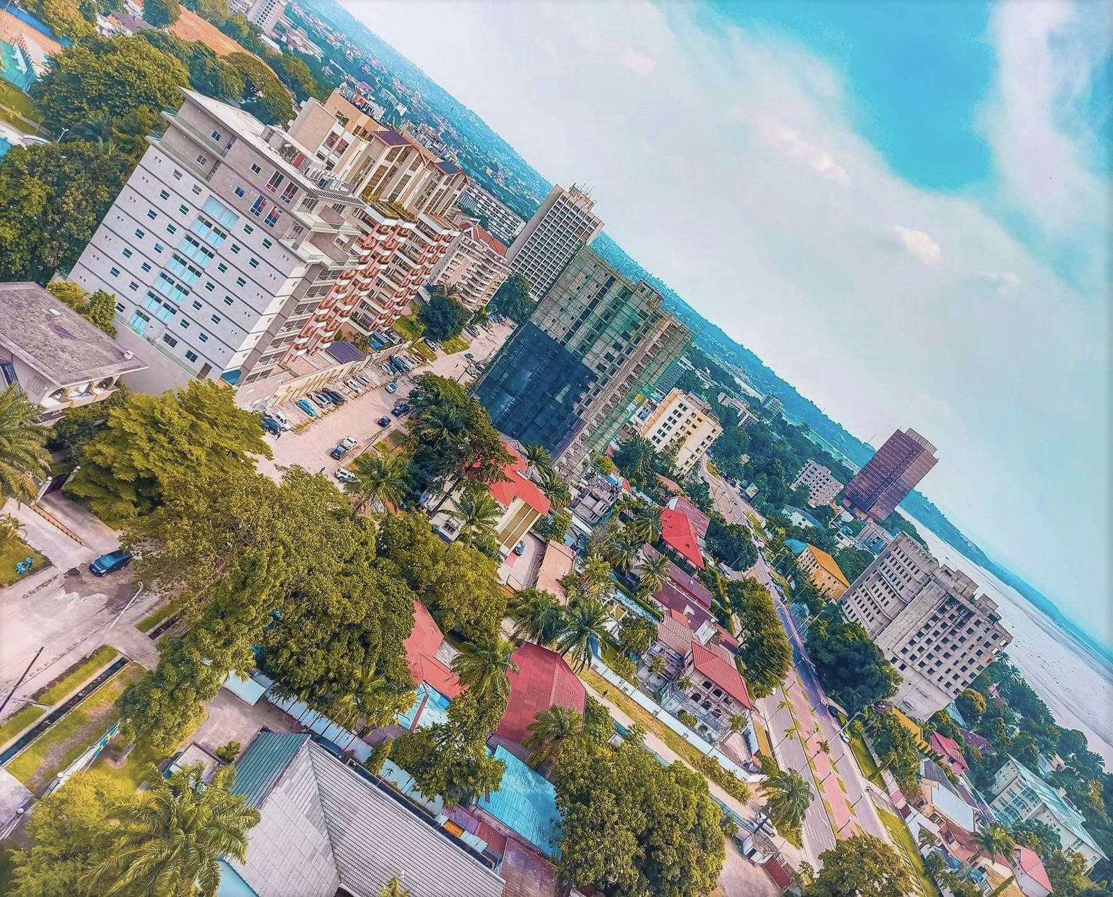 Kinshasa vue d'en haut